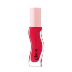 Gisou lip oil bottle front showing glossy hydration.