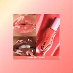 Gisou Lip Oils applying on lips shows smooth, even glide