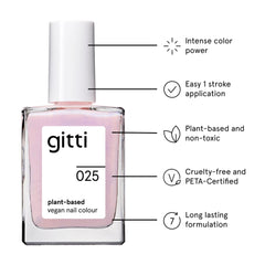 Gitti easy brush application enables smooth, even coverage.