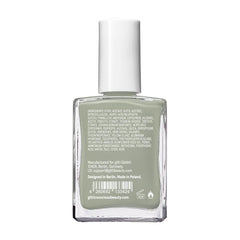 Gitti Sage Green polish gleams in natural light.