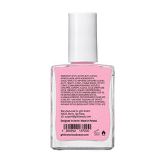 Sunny Solar Pink shade on nails delivering premium glossy look.