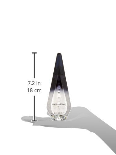 Givenchy Ange Ou Demon logo closeup, luxurious branding on perfume bottle.