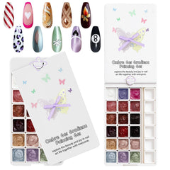 GJYUQHUA 18-color gradient gel polish palette for seamless ombre at home