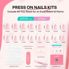 GJZEZ included storage box keeps nails organized for travel.