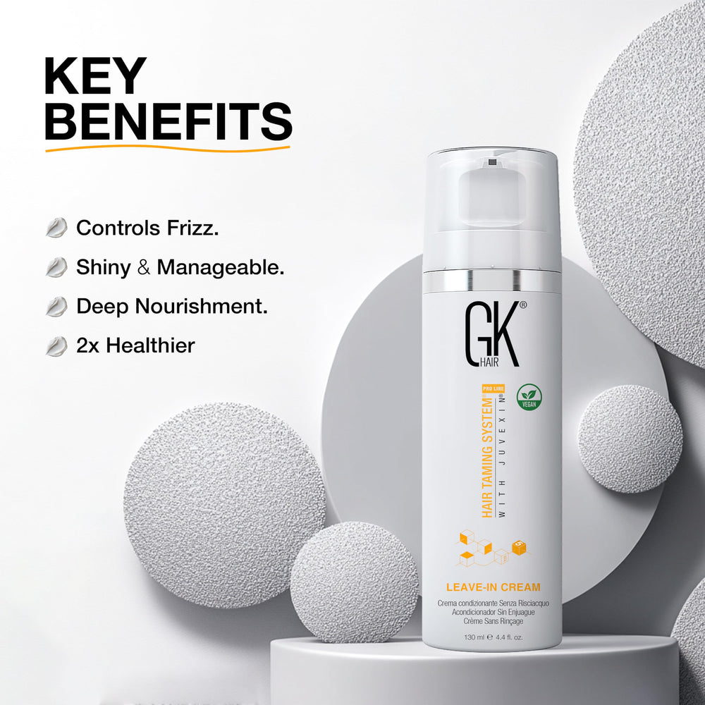 GK HAIR heat protection supports styling on sweaty days or during workouts.
