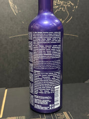 GK Hair Global Keratin Silver Shampoo closeup highlights nourishing oils for hair