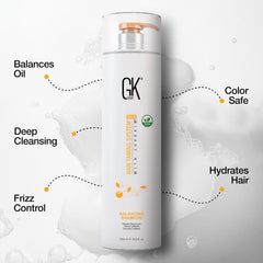 GK HAIR natural seed oils close-up illustrating nourishing ingredients