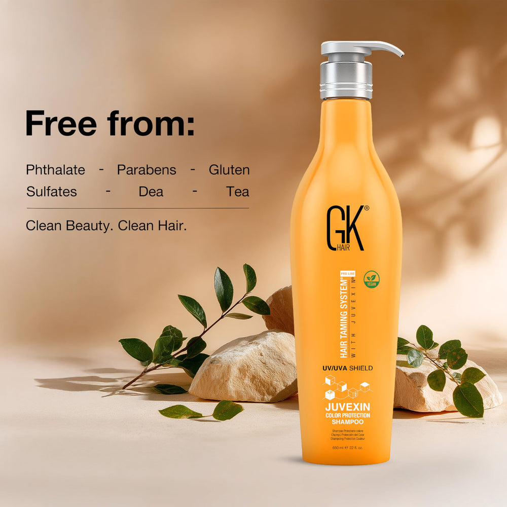 GK HAIR Shield Shampoo lightweight daily-use formula supports detangling