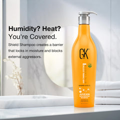 GK HAIR Shield Shampoo aloe and oils repair split ends