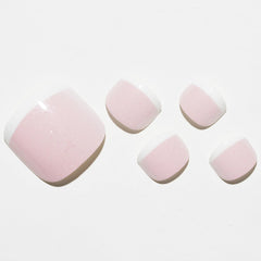 GLAMERMAID 24-piece toe nail set in 12 sizes for a precise fit