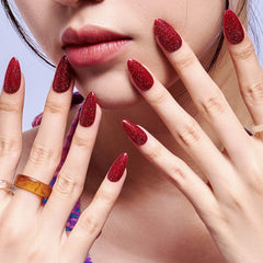 Mini file and cuticle stick included for quick touch-ups