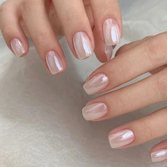 GLAMERMAID Extra Short Press-On Nails provide quick, salon-quality manicures at home.