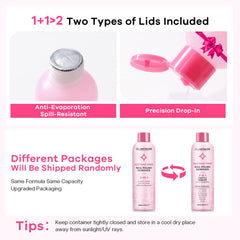 Glamonade travel-friendly 6 oz bottle for on-the-go polish removal.