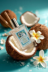Glampton Caribbean Coconut Shimmer on skin showing subtle shimmer and fragrance.