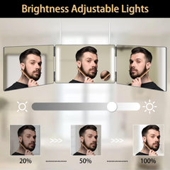 GLDDAO three-fold design mirrors a wide view while staying portable.