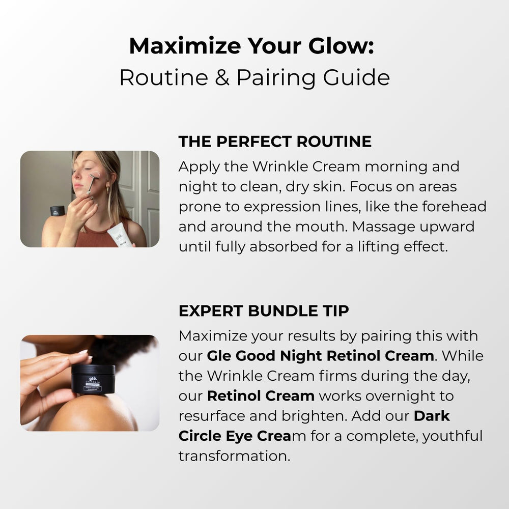 Gle Skincare scent-free formula icon indicates sensitive skin friendly