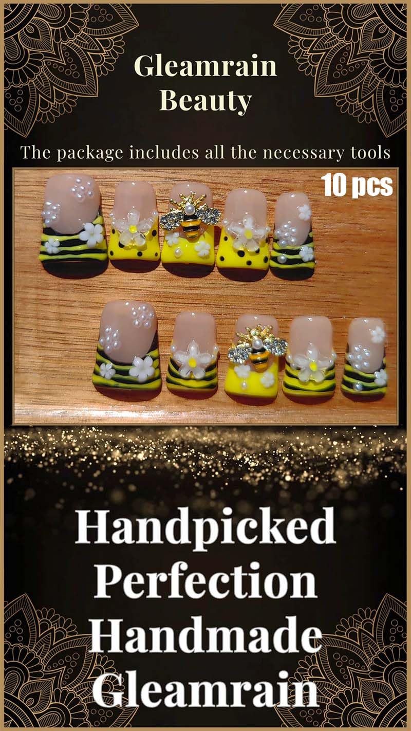 Gleamrain duck nails pair with casual and formal outfits.