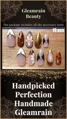 Gleamrain P06 design nails for a refined, design-forward manicure option.