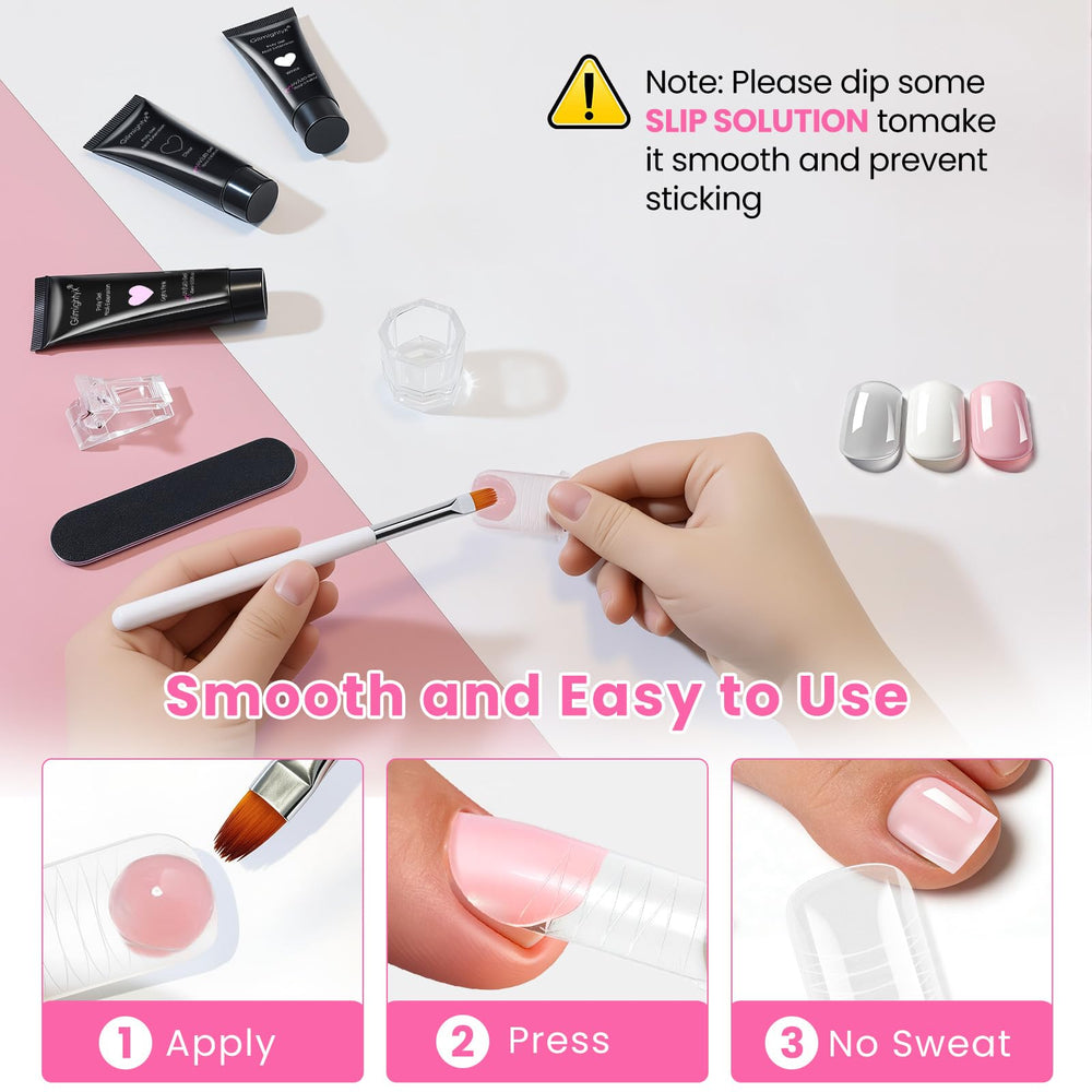 GlimightyX base and top coat 7ml set for lasting finish