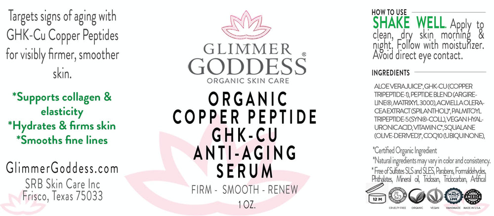 Glimmer Goddess serum-application-routine suggests versatile day or night use.