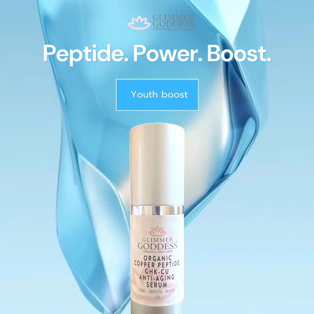 Glimmer Goddess serum pump-dispenser enables neat, controlled application.