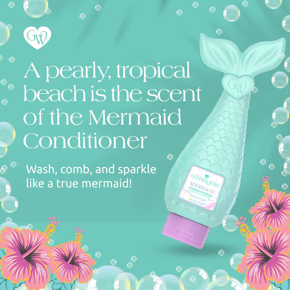 Glimmer Wish seafoam bottle highlights vegan, paraben-free formula.