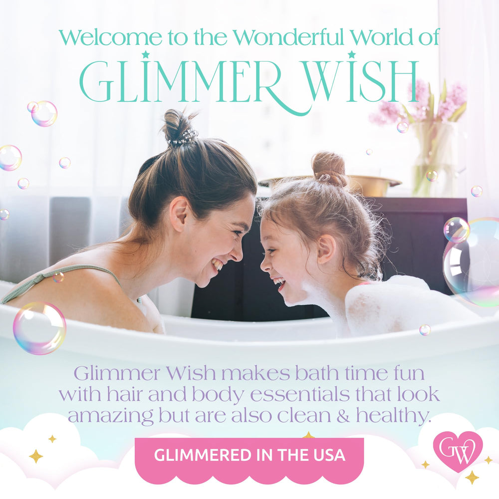 12 oz Glimmer Wish Unicorn Conditioner bottle packaging