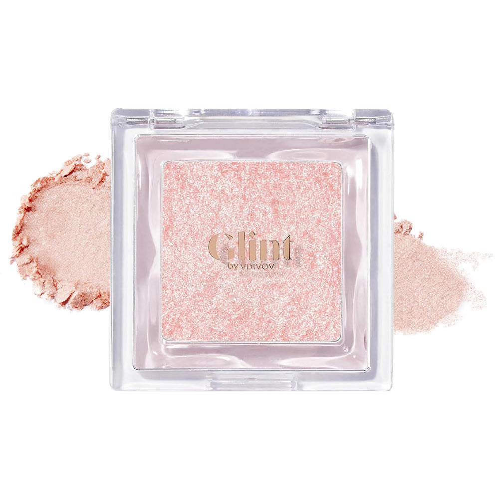 Glint by VDIVOV Glint Dewy Highlighter Pitch Moon packaging shows premium glow.