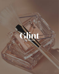 Compact Glint Dewy Highlighter Pitch Moon designed for on-the-go touch-ups.