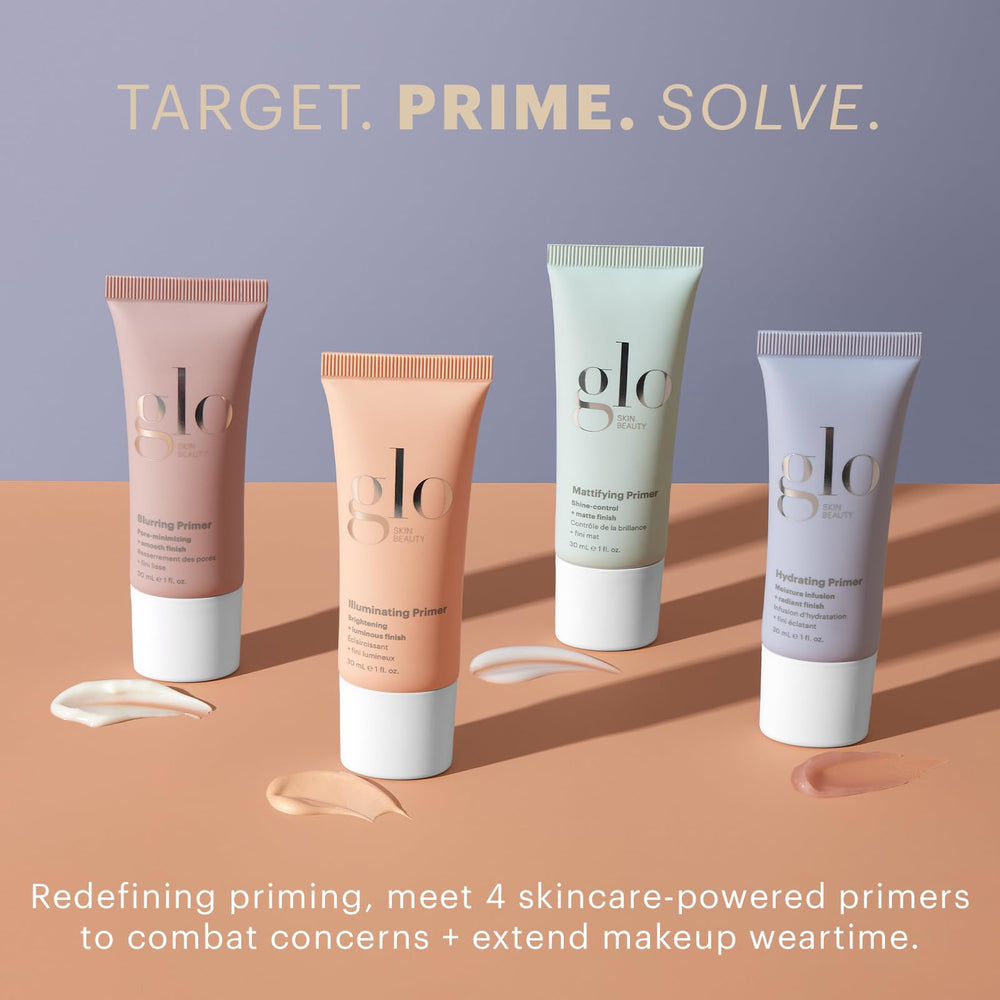 Glo Skin Beauty Blurring Primer reduces visible fine lines for a softer look.