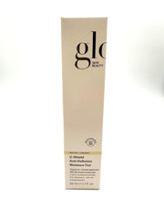 Glo Skin Beauty C-Shield application on cheek demonstrates even coverage.