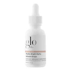 Glo Skin Beauty Hydra-Bright Alpha Arbutin Drops bottle for radiant, even-toned skin.