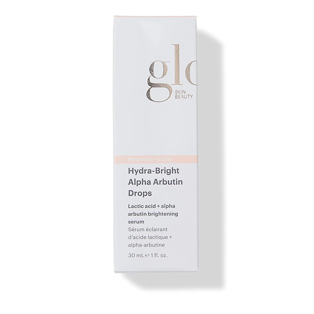 Glo Skin Beauty Hydra-Bright Alpha Arbutin Drops dropper enables easy daily application.