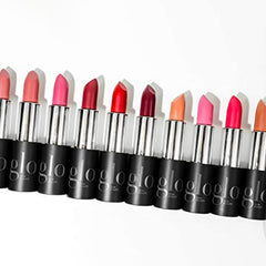 Glo Skin Beauty Lipstick Bella cream texture enhances smooth lip application.