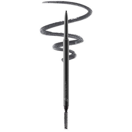Glo Skin Beauty Precise Micro Browliner Cinder close-up for natural, defined brows