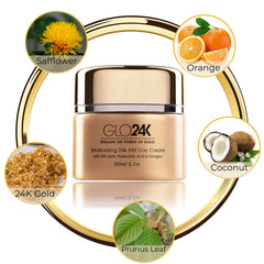 GLO24K spa at home neck and face care setup for daily refreshment.