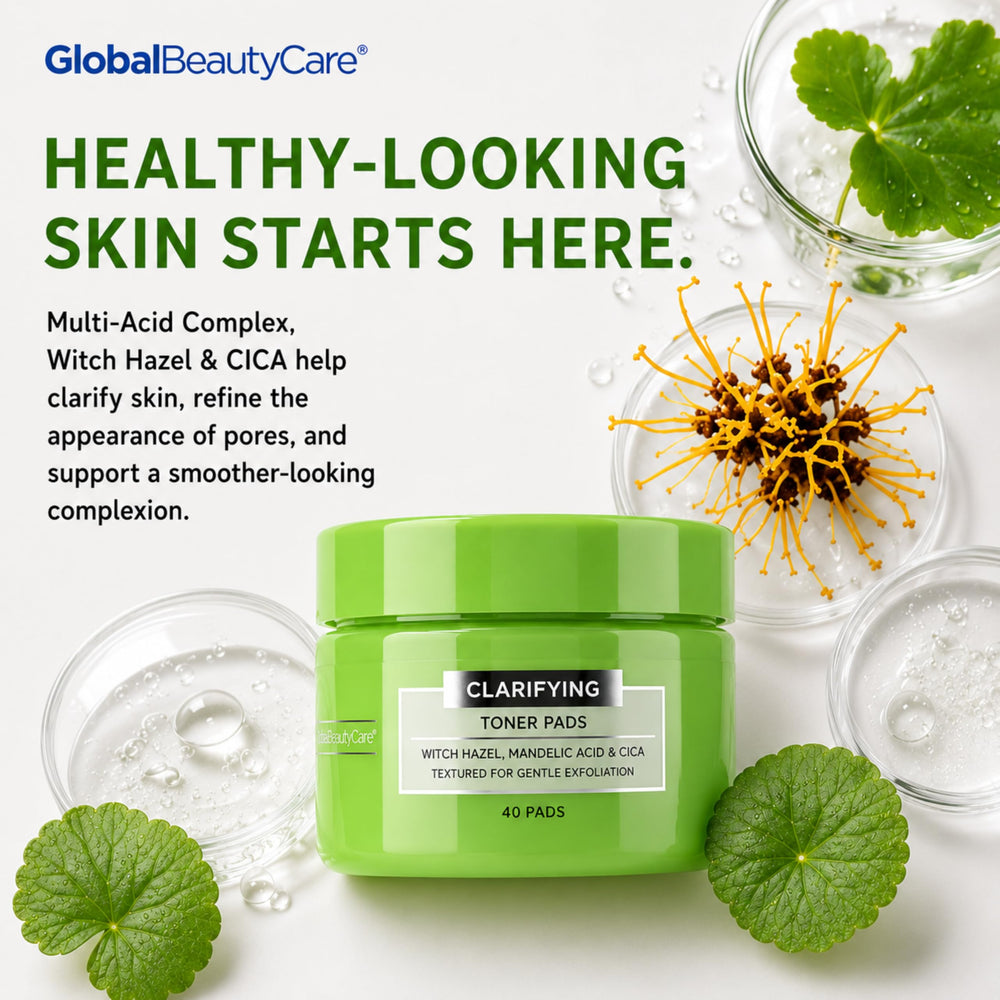 Global Beauty Care close-up textured side lifting oil and debris