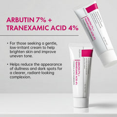 Glopink arbutin txa cream texture showcasing smooth, lightweight hydration for daily use