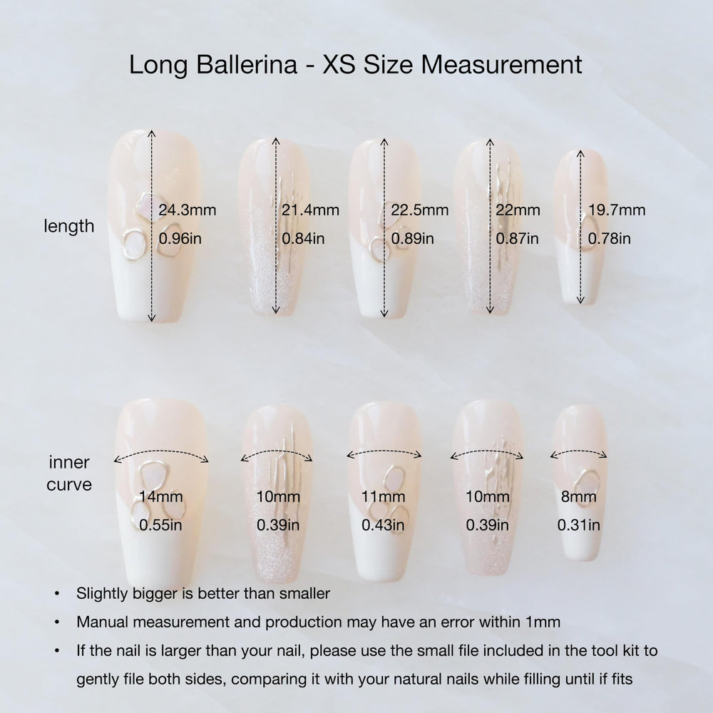 GLORS 10-piece set includes nails in multiple sizes for a precise, personalized fit