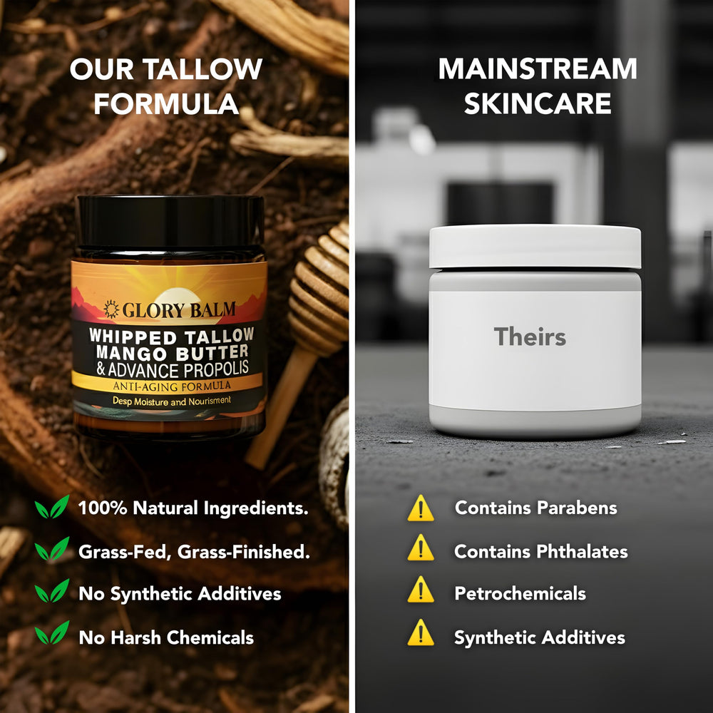 Glory Balm propolis beeswax essentials highlight antibacterial properties for clearer skin