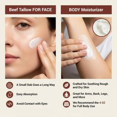 Glory Balm unscented 4oz jar emphasizes fragrance free formula for sensitive skin