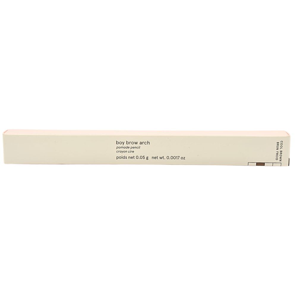 Glossier Boy Brow Arch 2-in-1 pomade pencil, closed, natural definition and long wear.