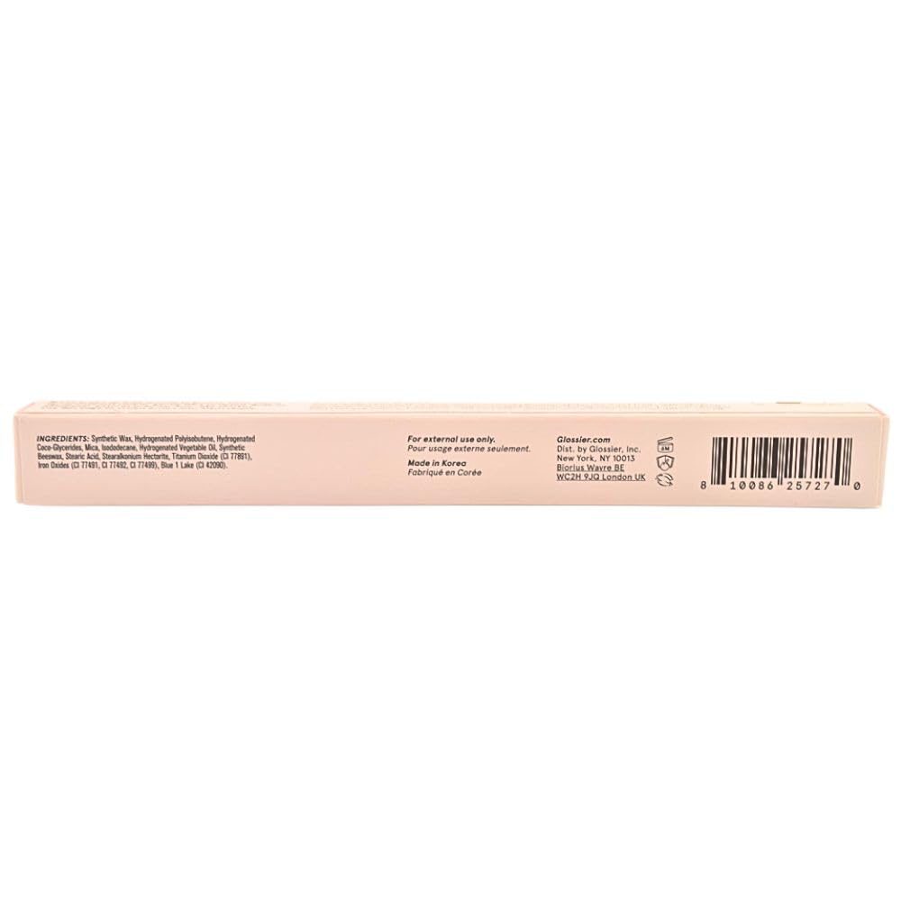 Glossier Boy Brow Arch 2-in-1 flat side fills sparse areas for fuller brows all day.