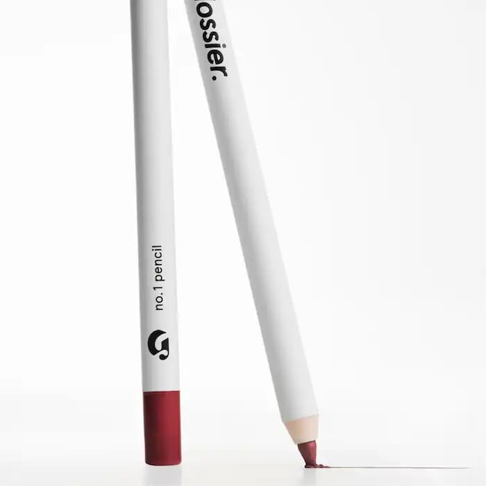 Glossier Lip Liner Black Cherry travel-friendly pencil ideal for quick touchups.
