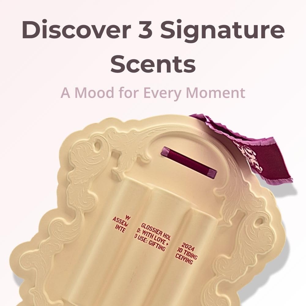 Glossier You trio gift box highlighting limited edition fragrance set for gifting.