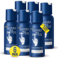Gloves In A Bottle Shielding Lotion bottle front for easy on-the-go moisture.