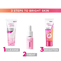 Glow & Lovely vitamin blend highlights nourishing ingredients in the formula.