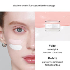 Glow concealer swatch shows melt-in texture for smooth application