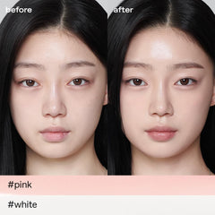 Glow dual-color concealer demonstrates pink-blemish coverage on skin