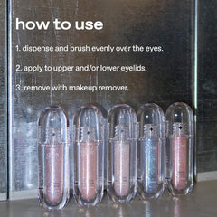 Glow white-gold glitter-pearl 1979 creates elegant prism hues.